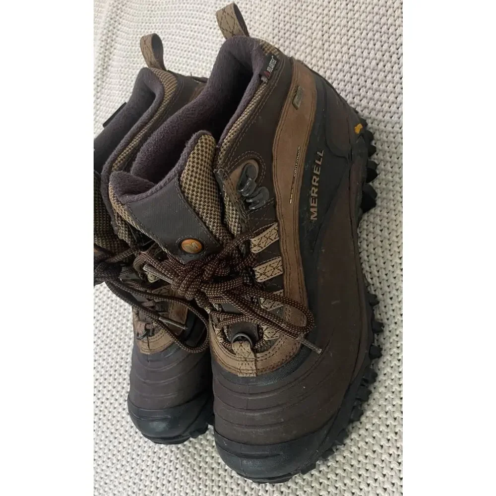 Merrell Continuum Women’s Hiking snowmotion 6 Waterproof size 8 Chocolate